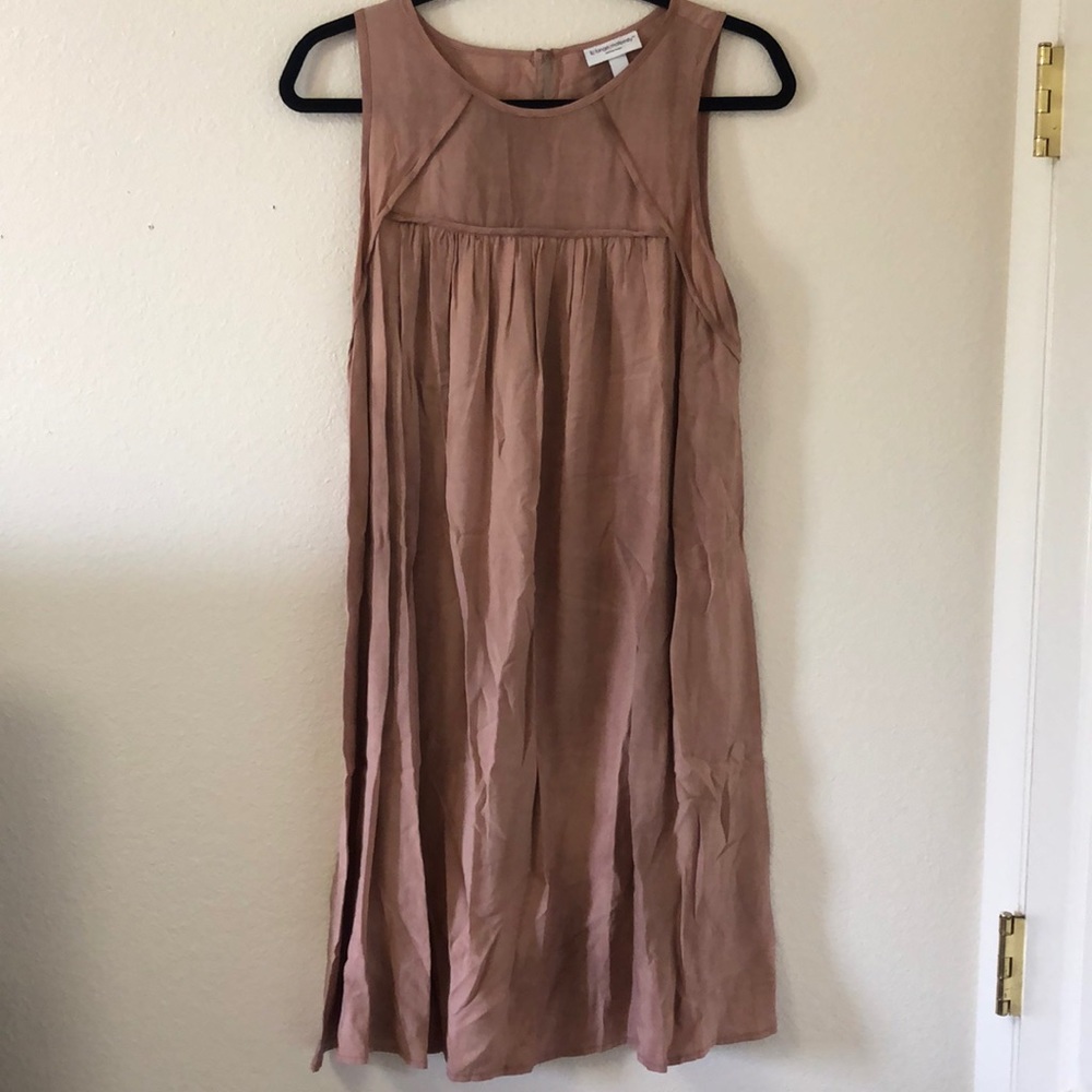Liz Lange Dusty Rose Sleeveless Maternity Dress